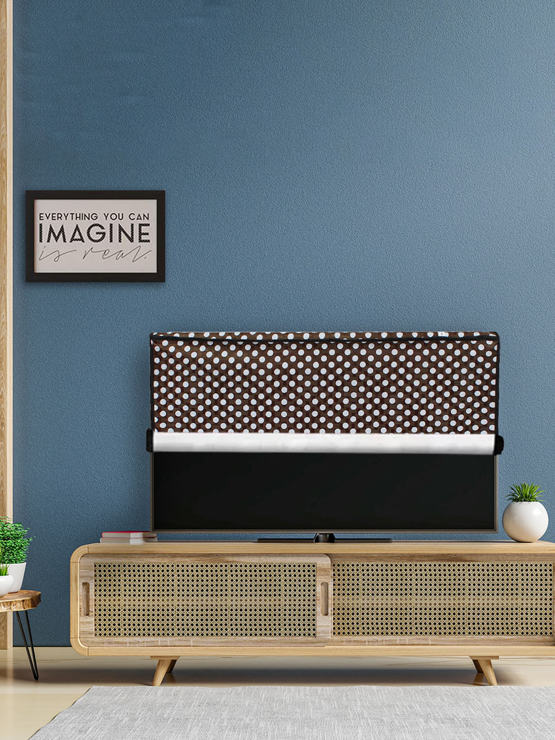 DREAM CARE Transparent & Printed Flap 55 Inch Waterproof LED TV Protector