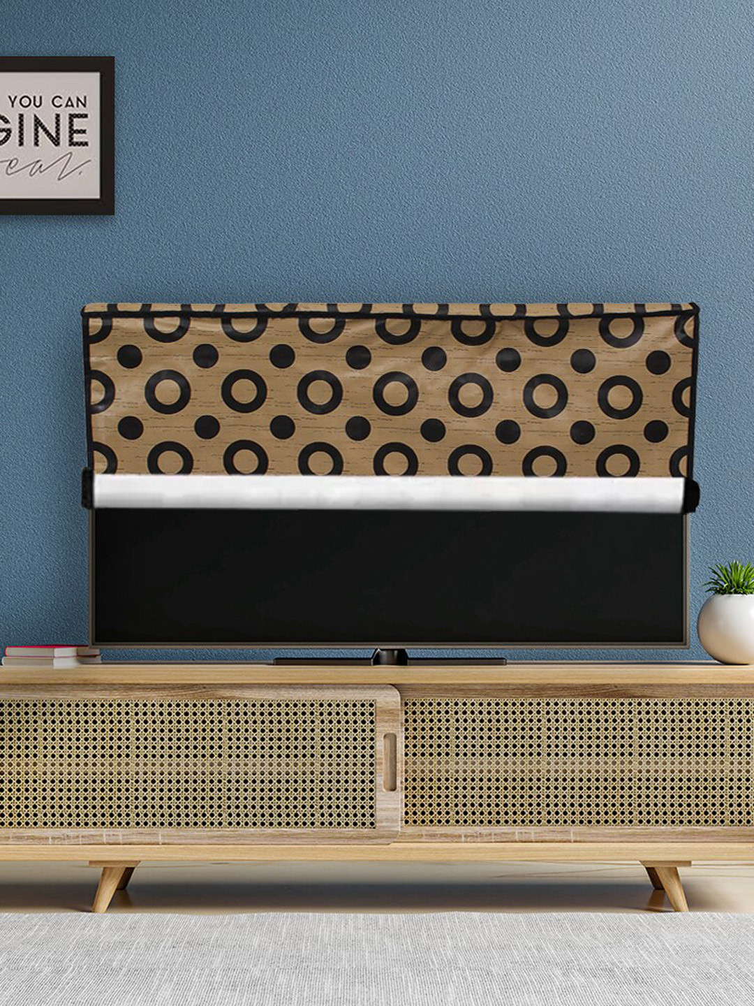 DREAM CARE Transparent & Printed Flap 43 Inch Waterproof LED TV Protector