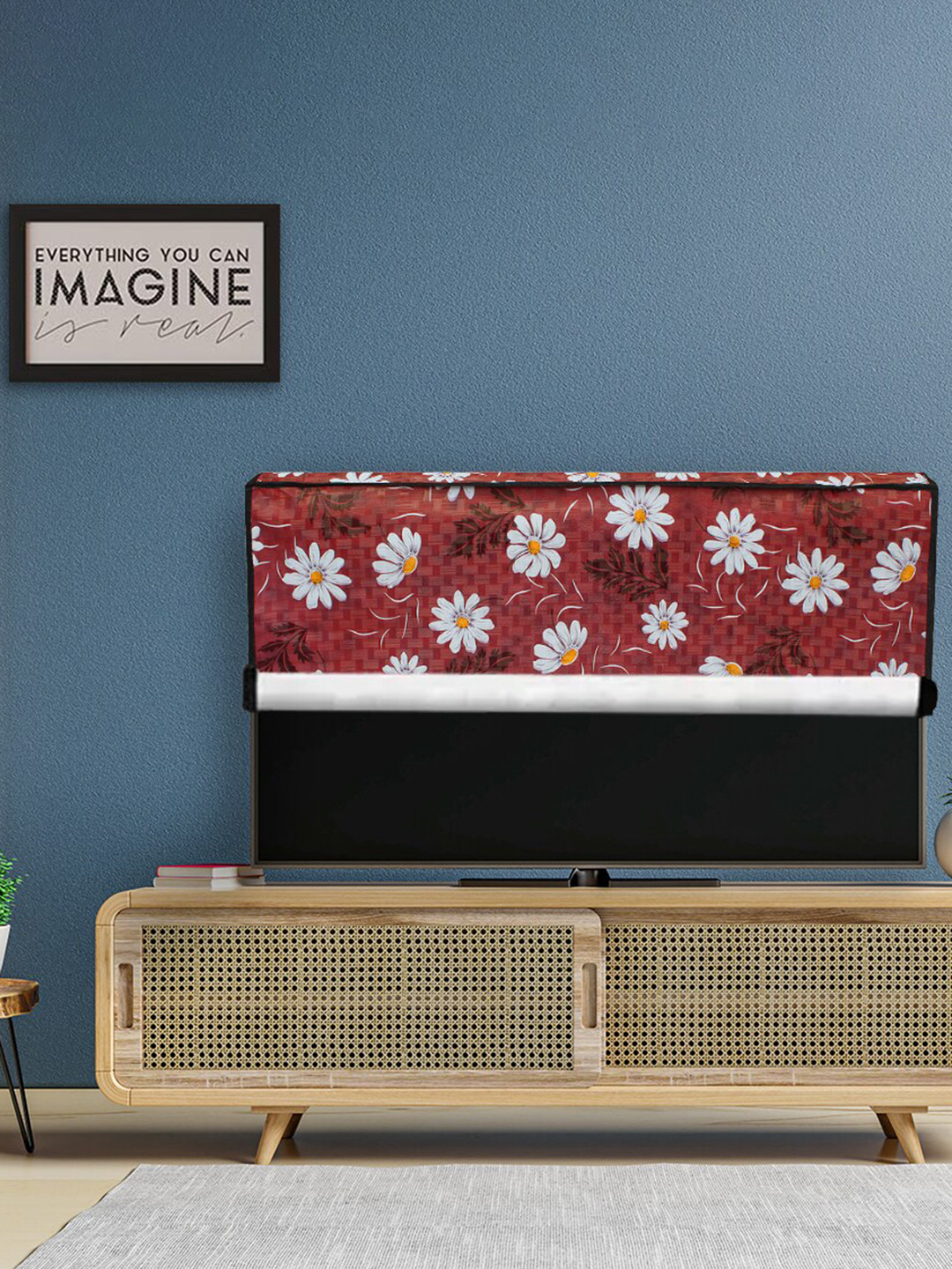 DREAM CARE Transparent & Printed Flap 32 Inch Waterproof LED TV Protector