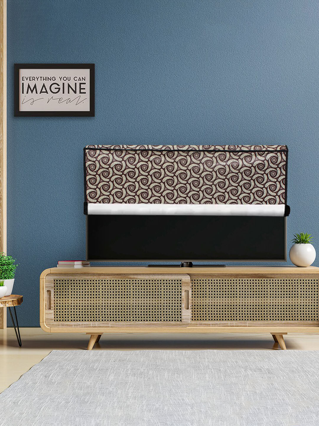 DREAM CARE Transparent & Printed Flap 43 Inch Waterproof LED TV Protector