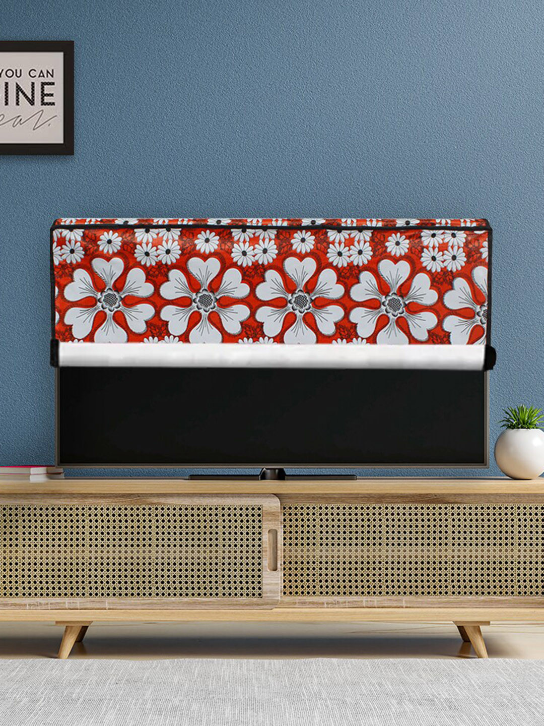 DREAM CARE Transparent & Printed Flap - 43 Inch LED TV Cover, Waterproof LED TV Protector