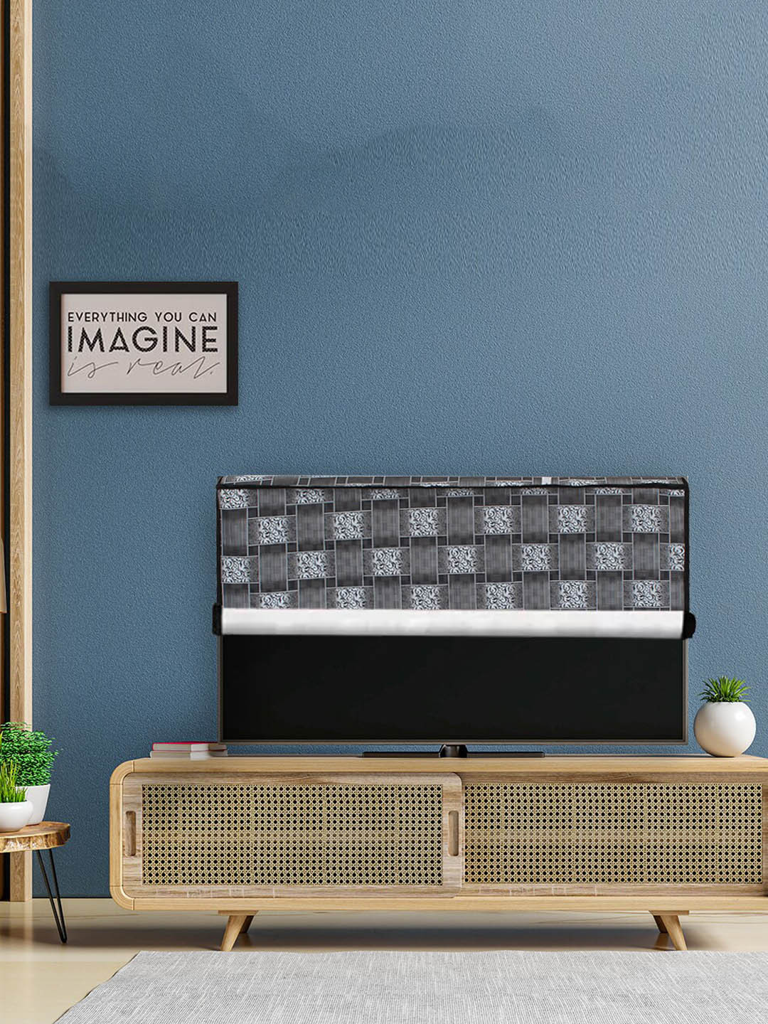 DREAM CARE Grey Printed Waterproof LED TV Protector 40 Inch