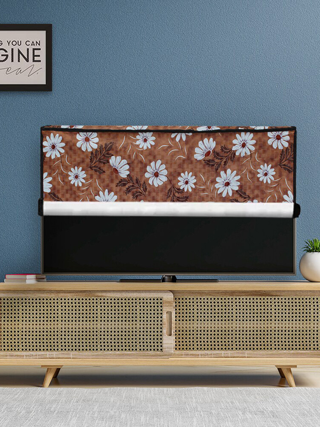 DREAM CARE Transparent & Printed Flap 43 Inch Waterproof LED TV Protector