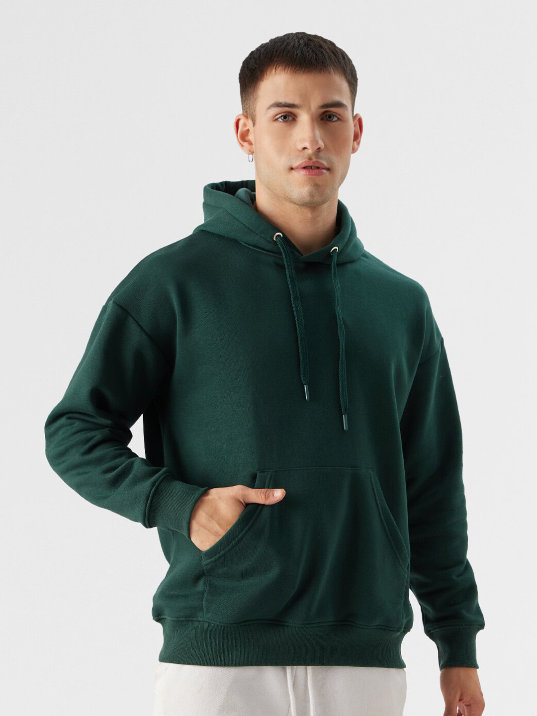 The Souled Store Hooded Long Sleeve Pullover Sweatshirt