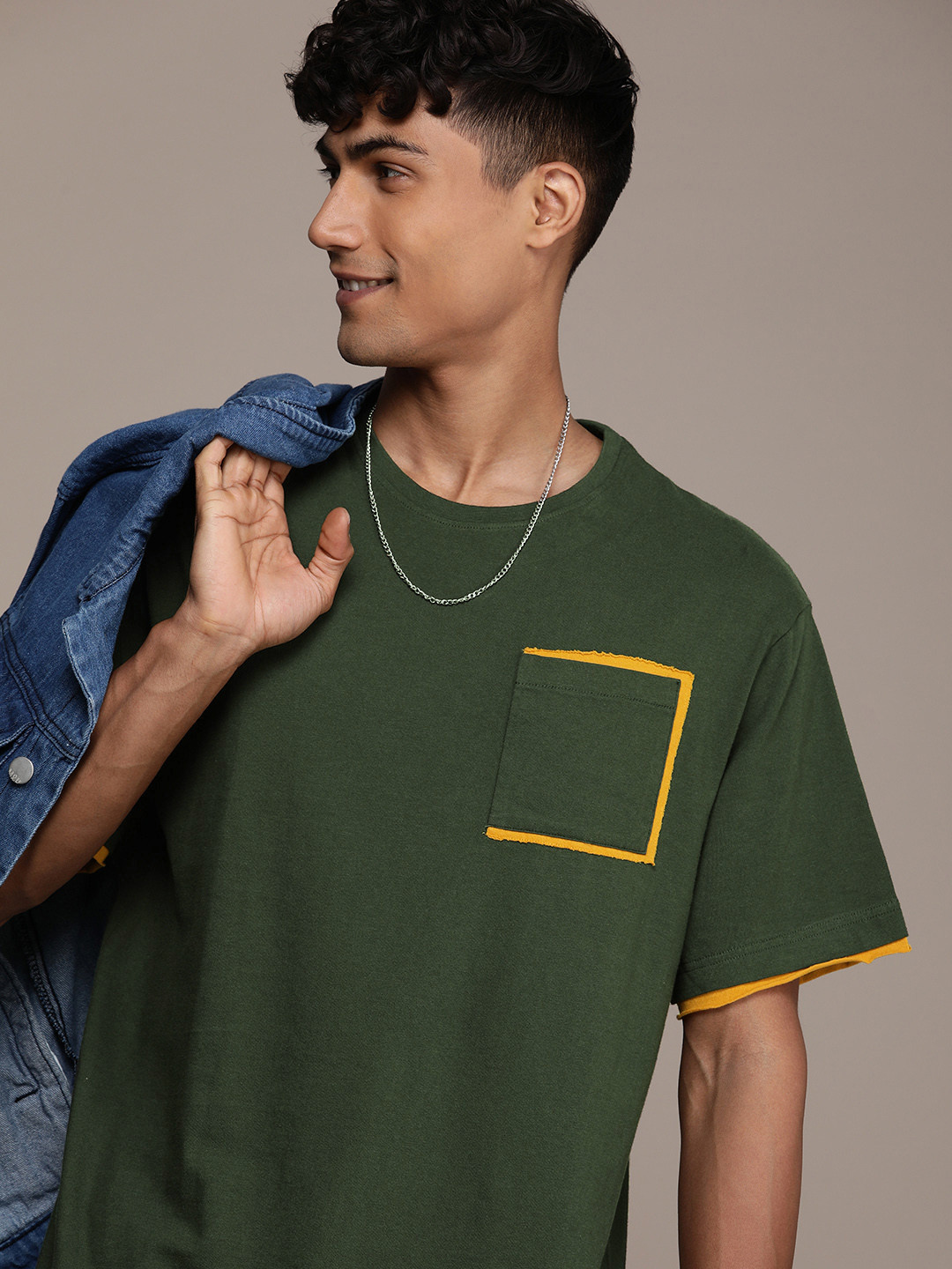 WROGN  Cotton Regular Fit T-shirt