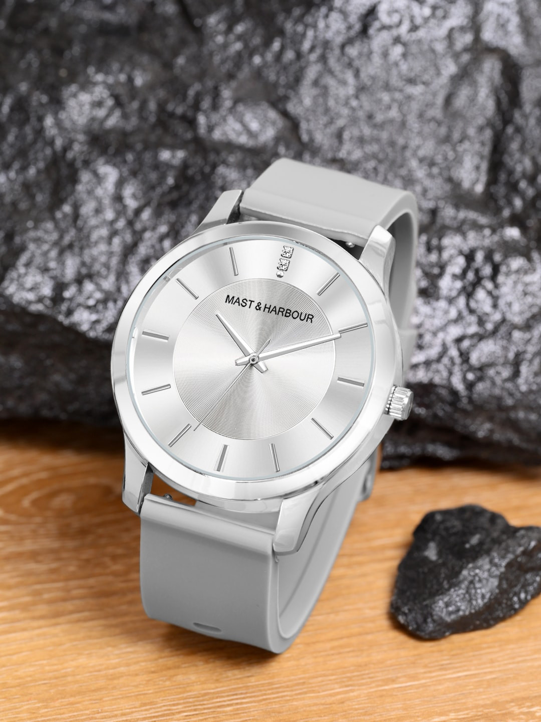 Mast & Harbour Men White Reset Time Analogue Watch HOBMH-239-WH