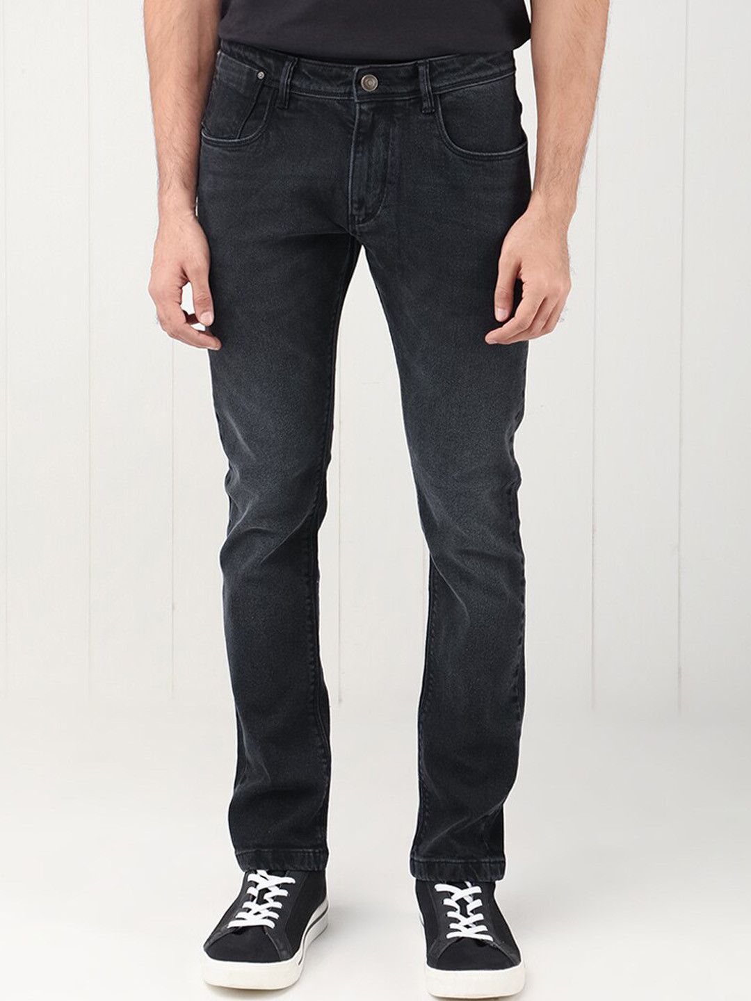 RARE RABBIT Men Divi Slim Fit Stretchable Cotton Jeans