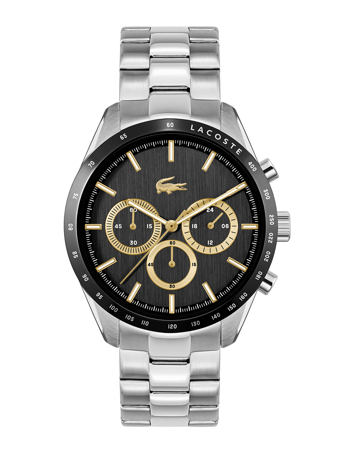 Lacoste Men Boston Stainless Steel Bracelet Style Analogue Chronograph Watch 2011272
