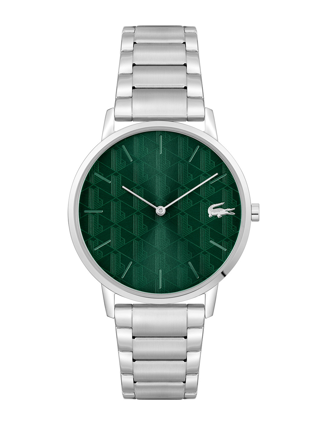 Lacoste Men Crocorigin Stainless Steel Bracelet Style Analogue Watch
