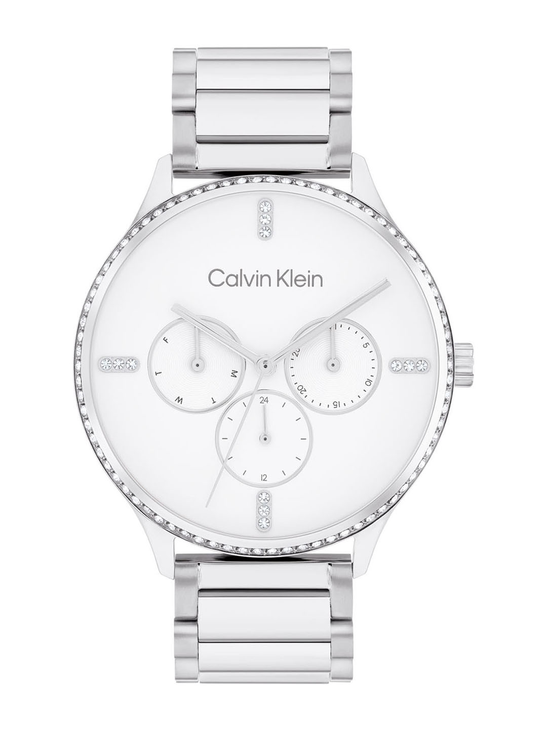 Calvin Klein Women Embellished Analogue Watch 25200373