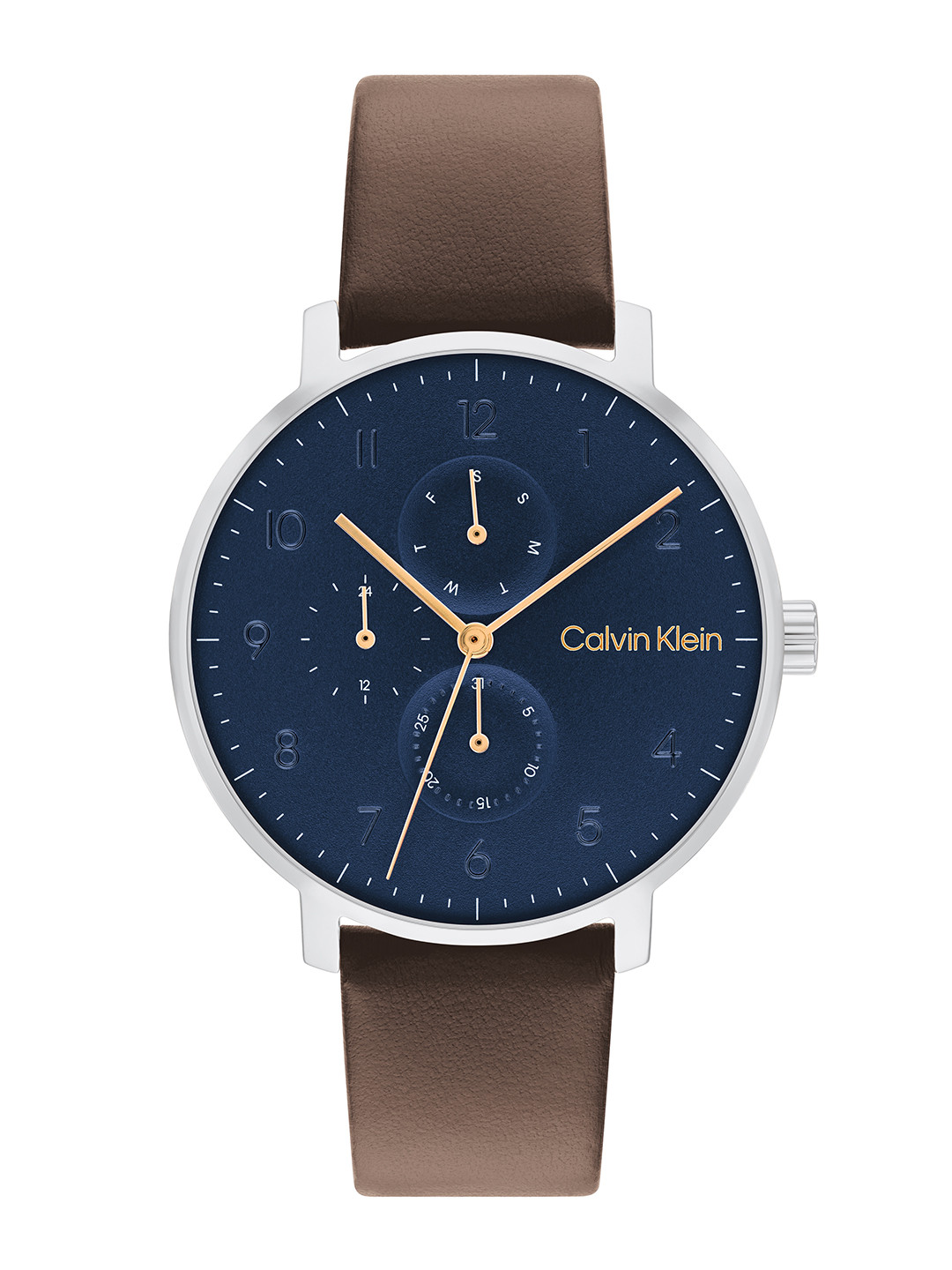Calvin Klein Unisex Stun Leather Analogue Watch 25200406