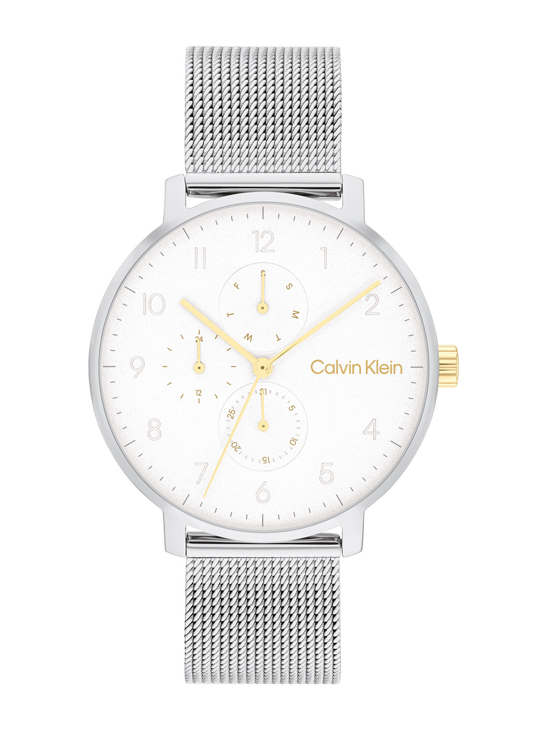 Calvin Klein Unisex Stun Stainless Steel Textured Analogue Watch 25200405