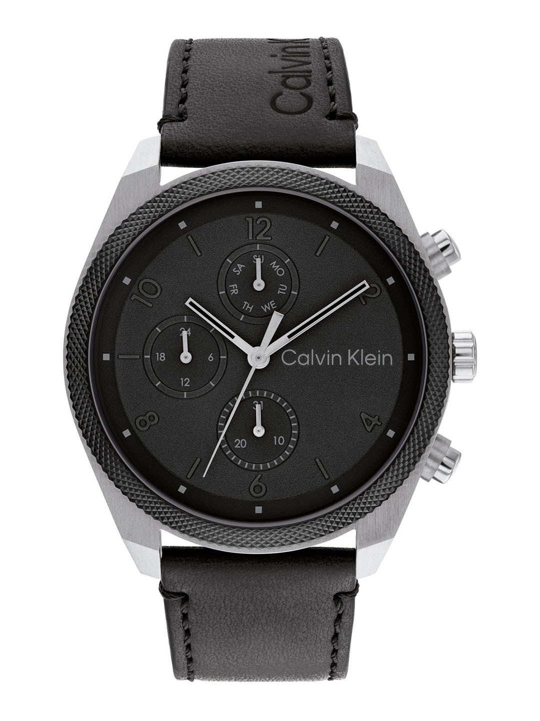 Calvin Klein Men Impact Multi function Analogue Leather Watch 25200364