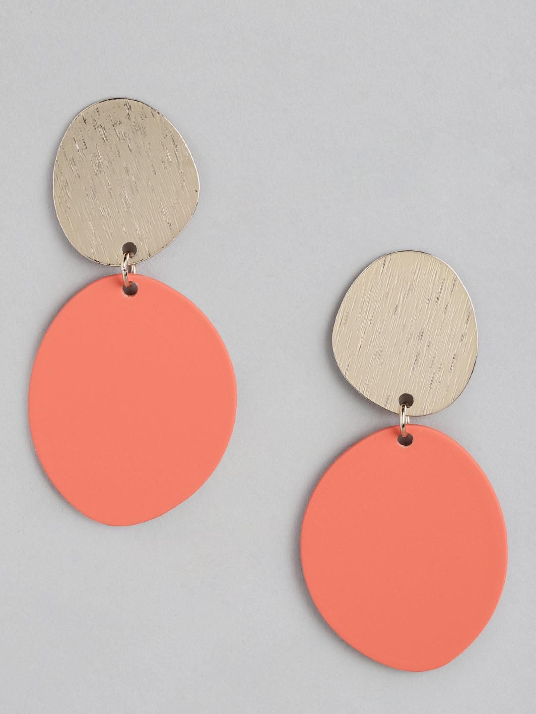 Forever New Olympia Coated Gold-Plated Geometric Drop Earrings