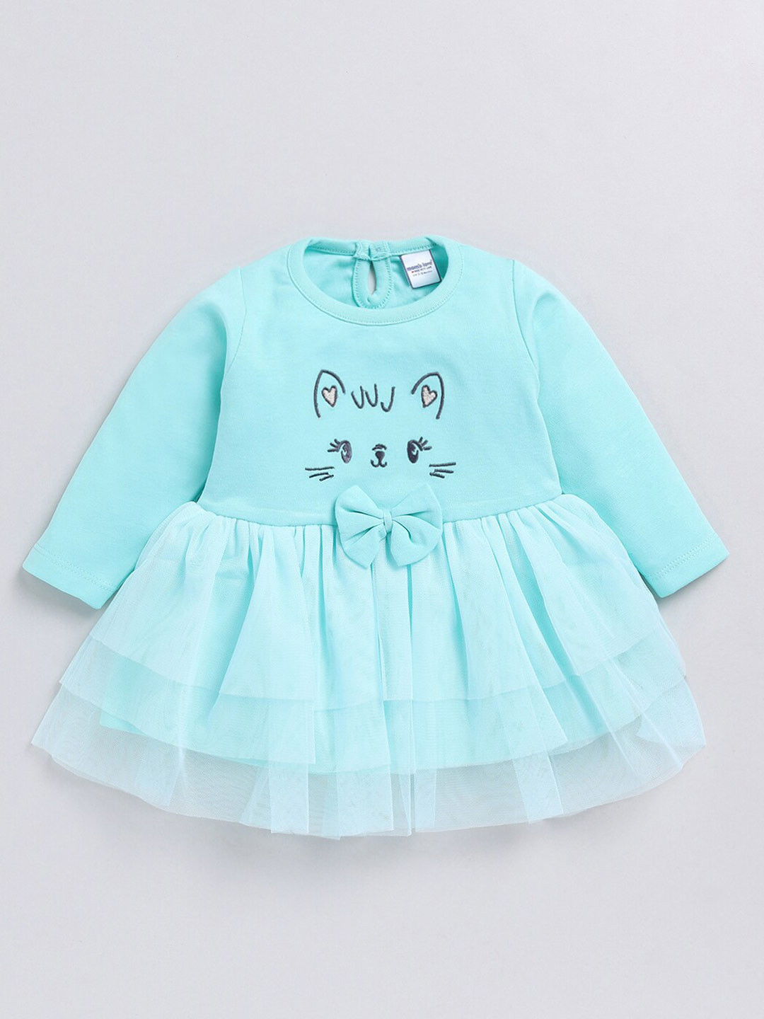 Moms Love Girls Graphic Printed Fit & Flare Dress