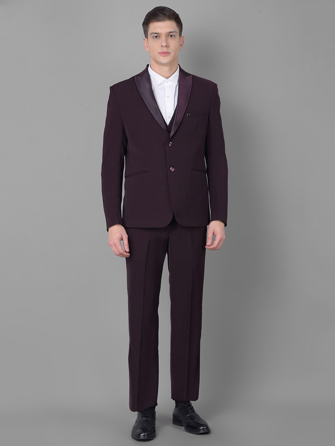 Canary London Slim Fit Single-Breasted Three-Piece Formal Suits