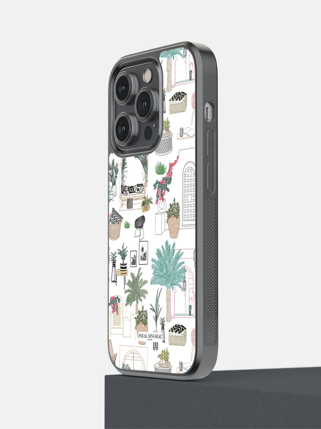 macmerise Payal Singhal Cafe Morrocco Printed iPhone 14 Pro Phone Bumper Case Cover