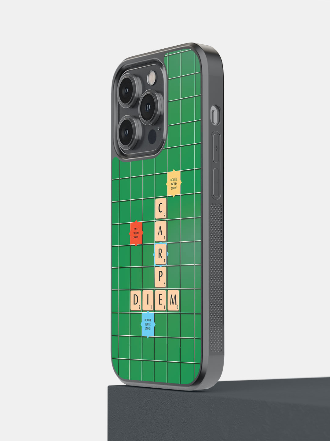 macmerise Printed Scrabble Game iPhone 14 Pro Phone Bumper Case Cover