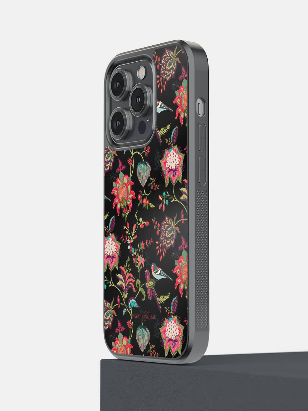 macmerise Payal Singhal Chidiya Black IPhone 14 Pro Bumper Case Cover