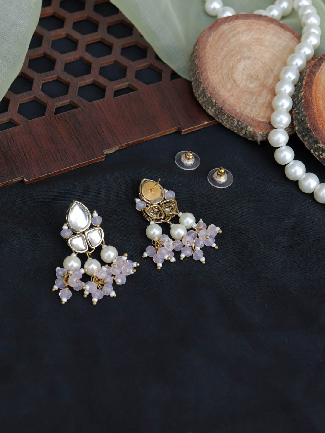 BeAbhika Contemporary Drop Earrings