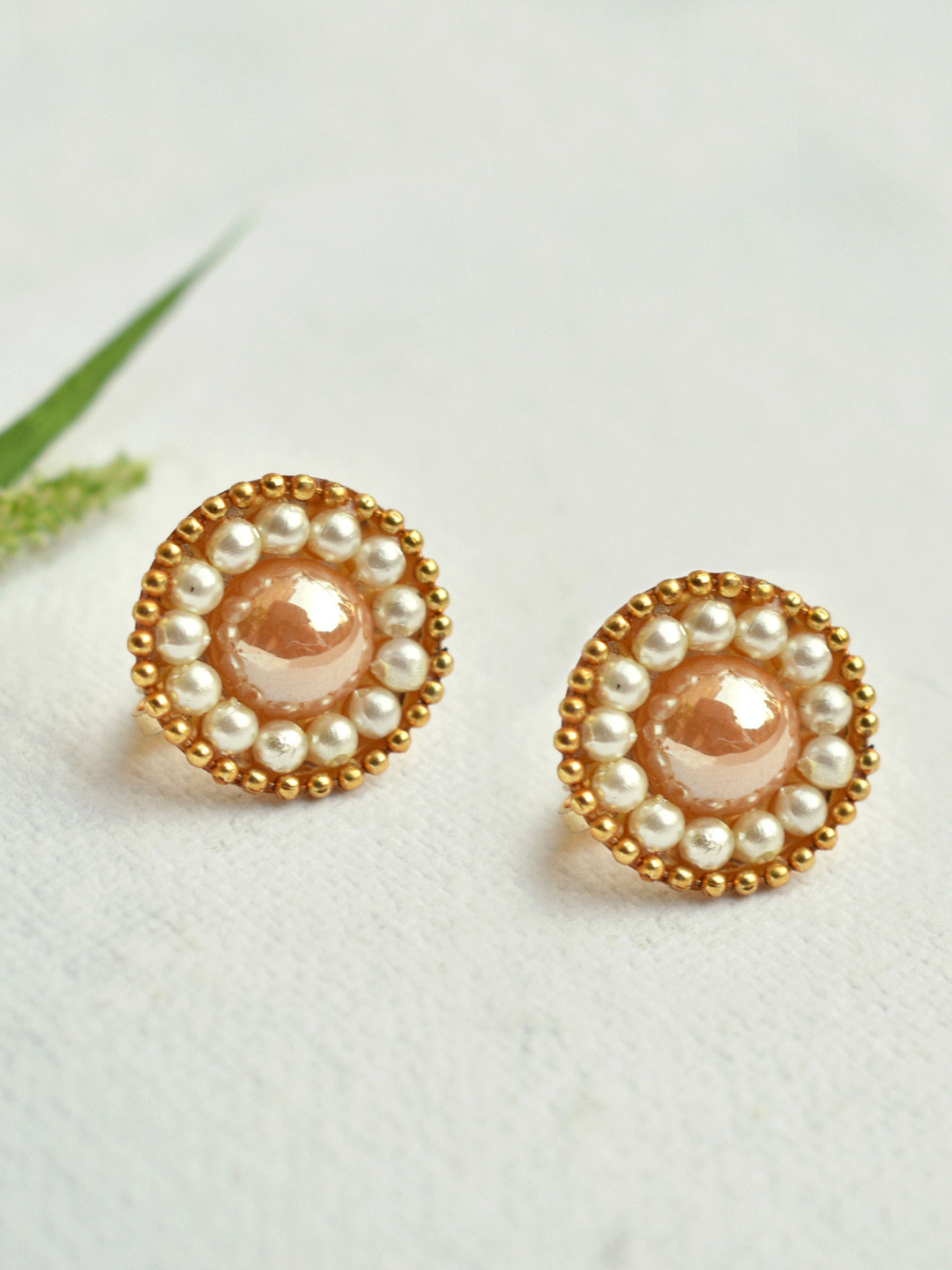 BeAbhika Beaded Stud Earrings