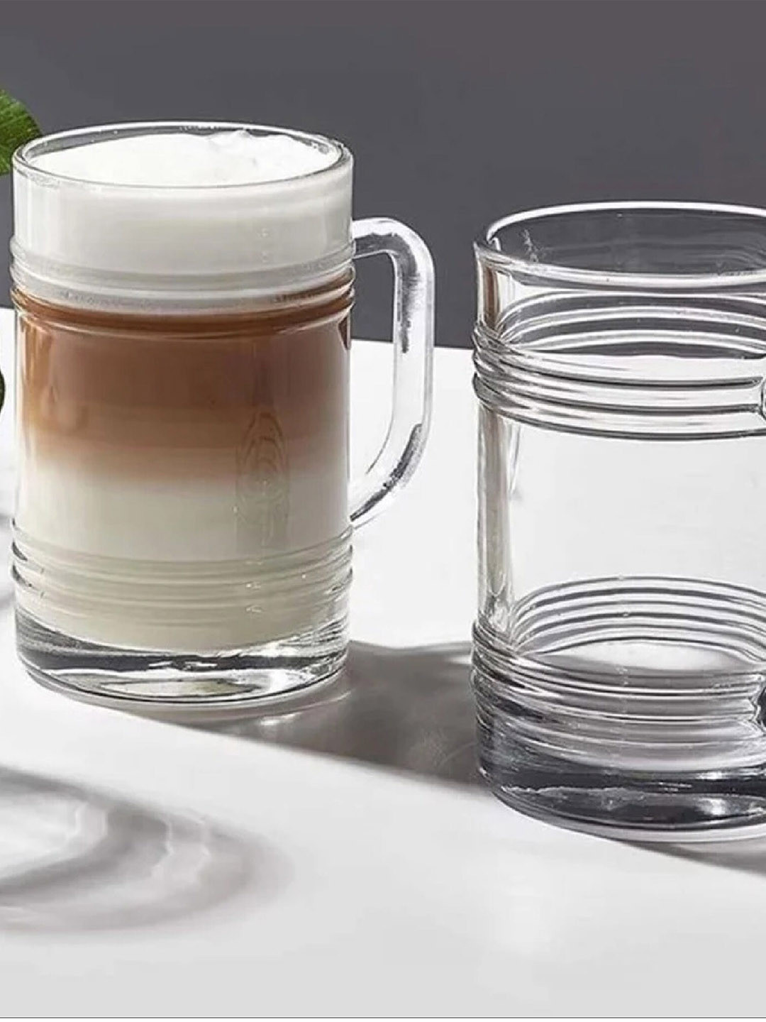 Pasabahce Tincan Tempered 6 Pieces Transparent Glass Beer Mugs 400 Ml