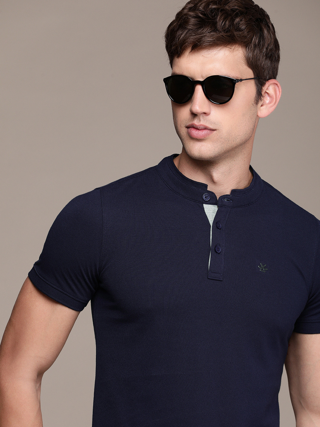 WROGN Henley Neck Slim Fit T-shirt