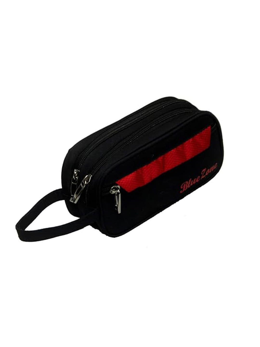 Kuber Industries Black Cosmetic Pouch Makeup Organiser Bag