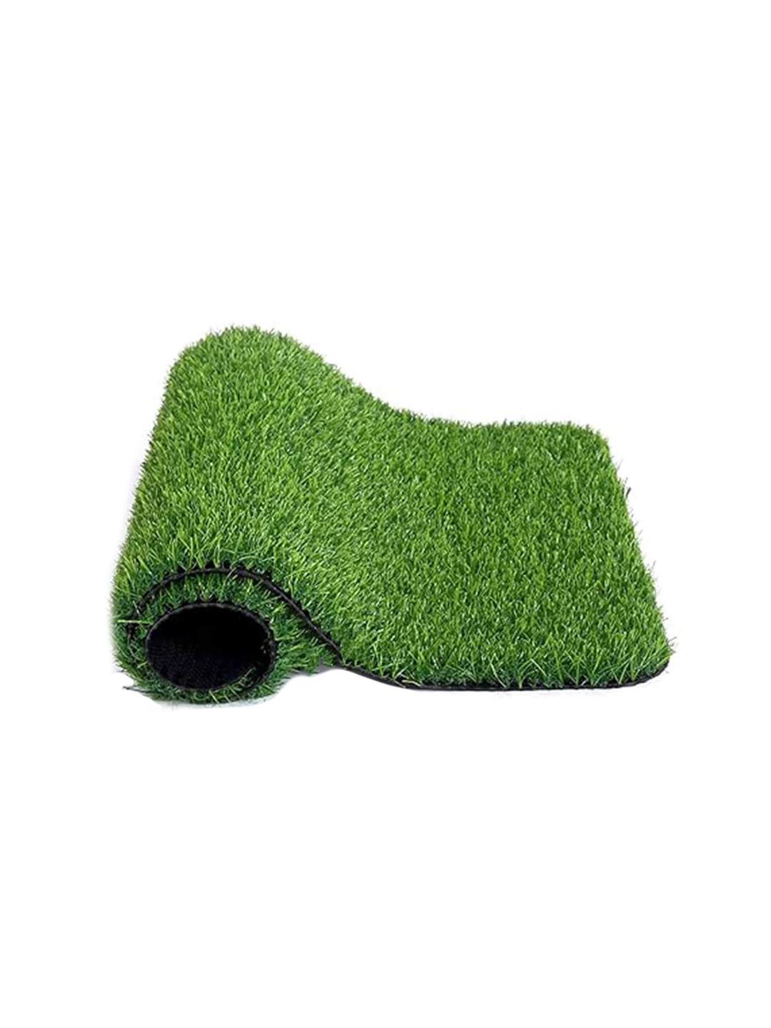Kuber Industries Green Artificial Grass Balcony Carpet