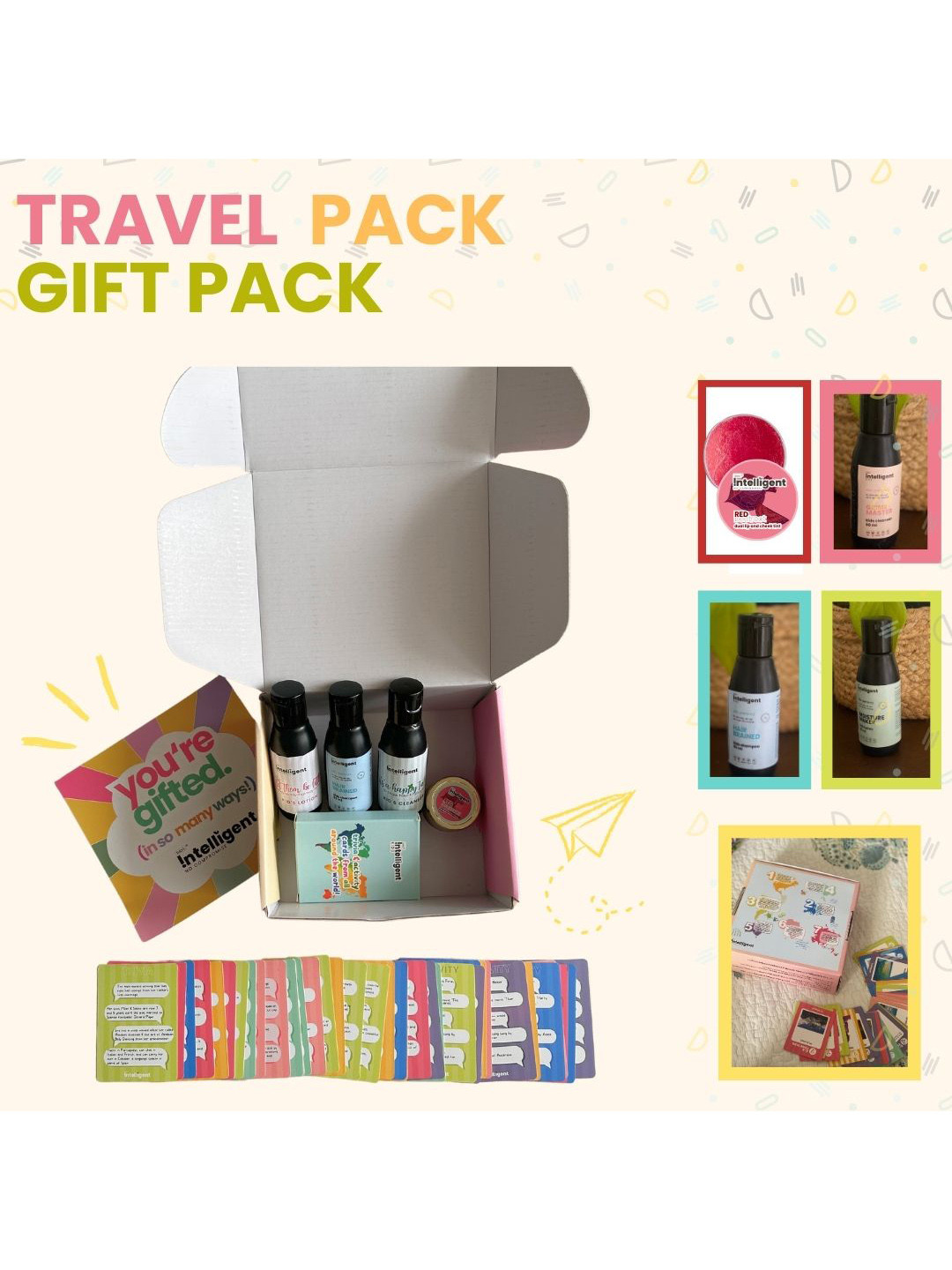 Tuco Intelligent Kids 5Pcs Lotion-Face Wash-Hair & Body Wash-Lip & Cheek Tint