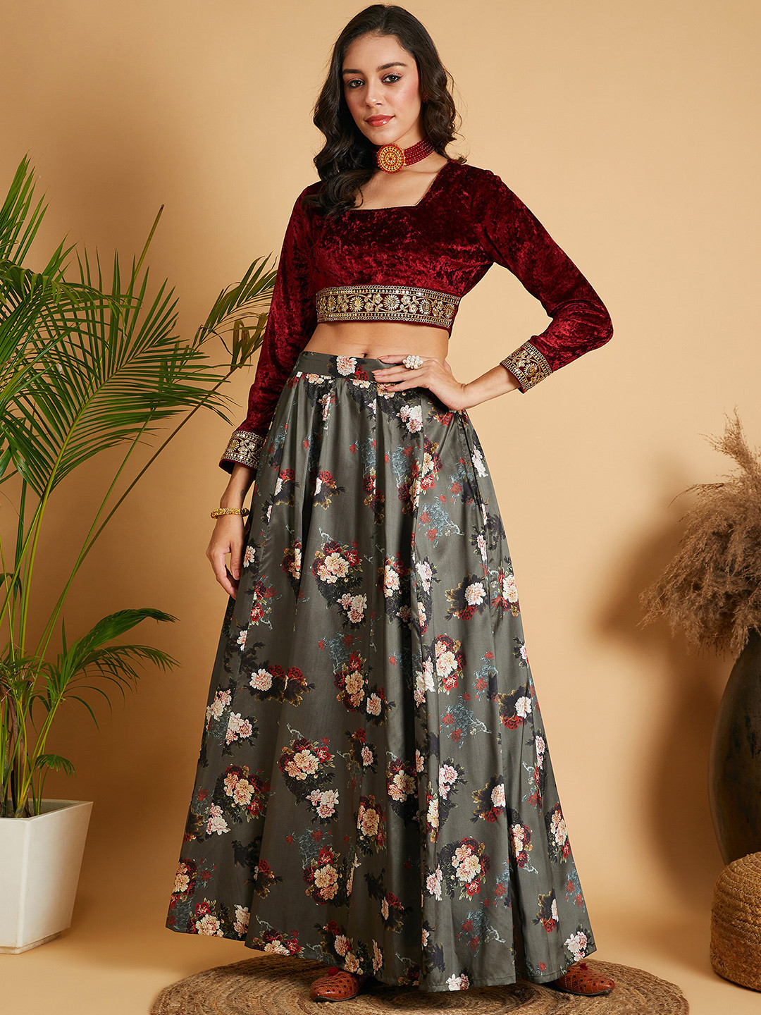 Shae by SASSAFRAS Embroidered Ready to Wear Lehenga Choli