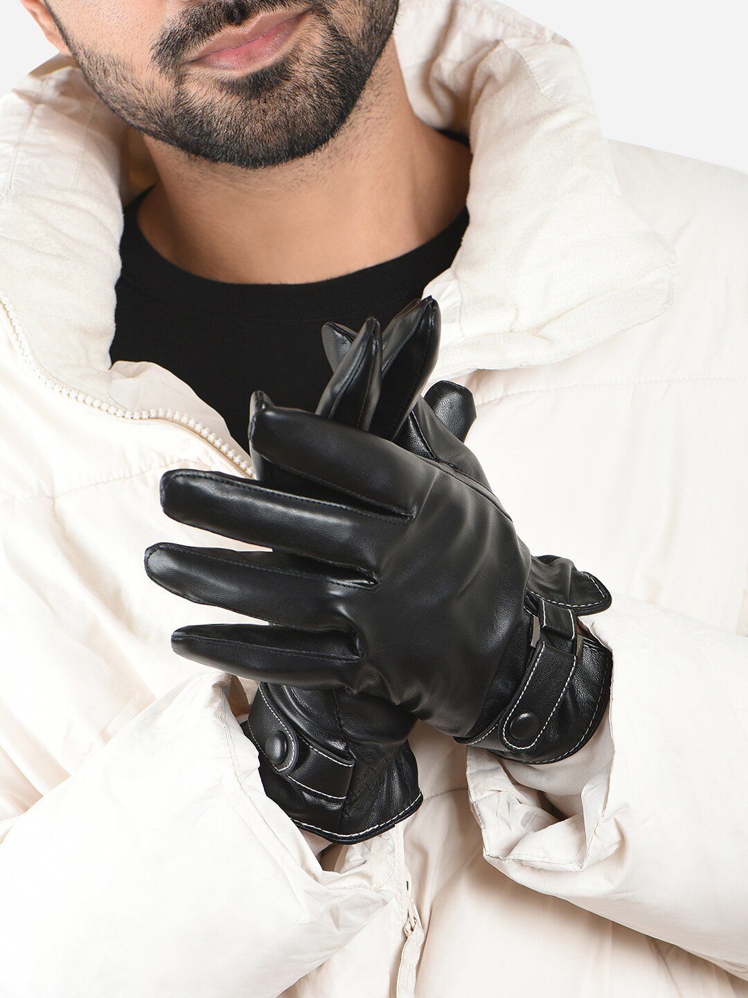 The Bro Code Men PU Hand Gloves