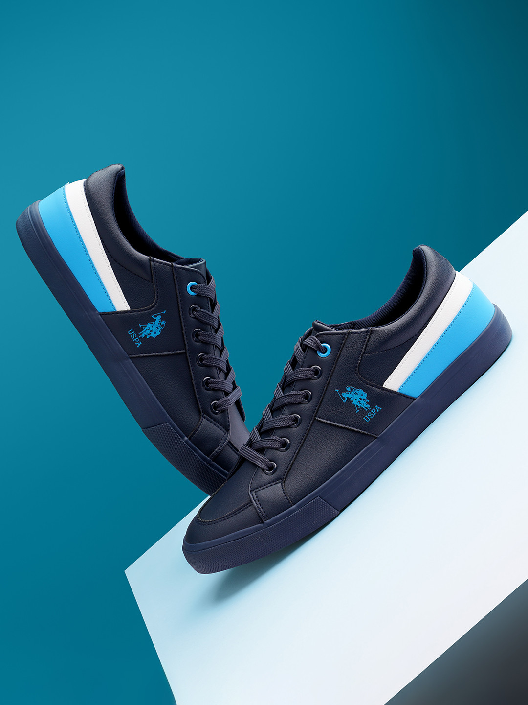 U.S. Polo Assn. Men CLARKIN 3.0 Striped Sneakers