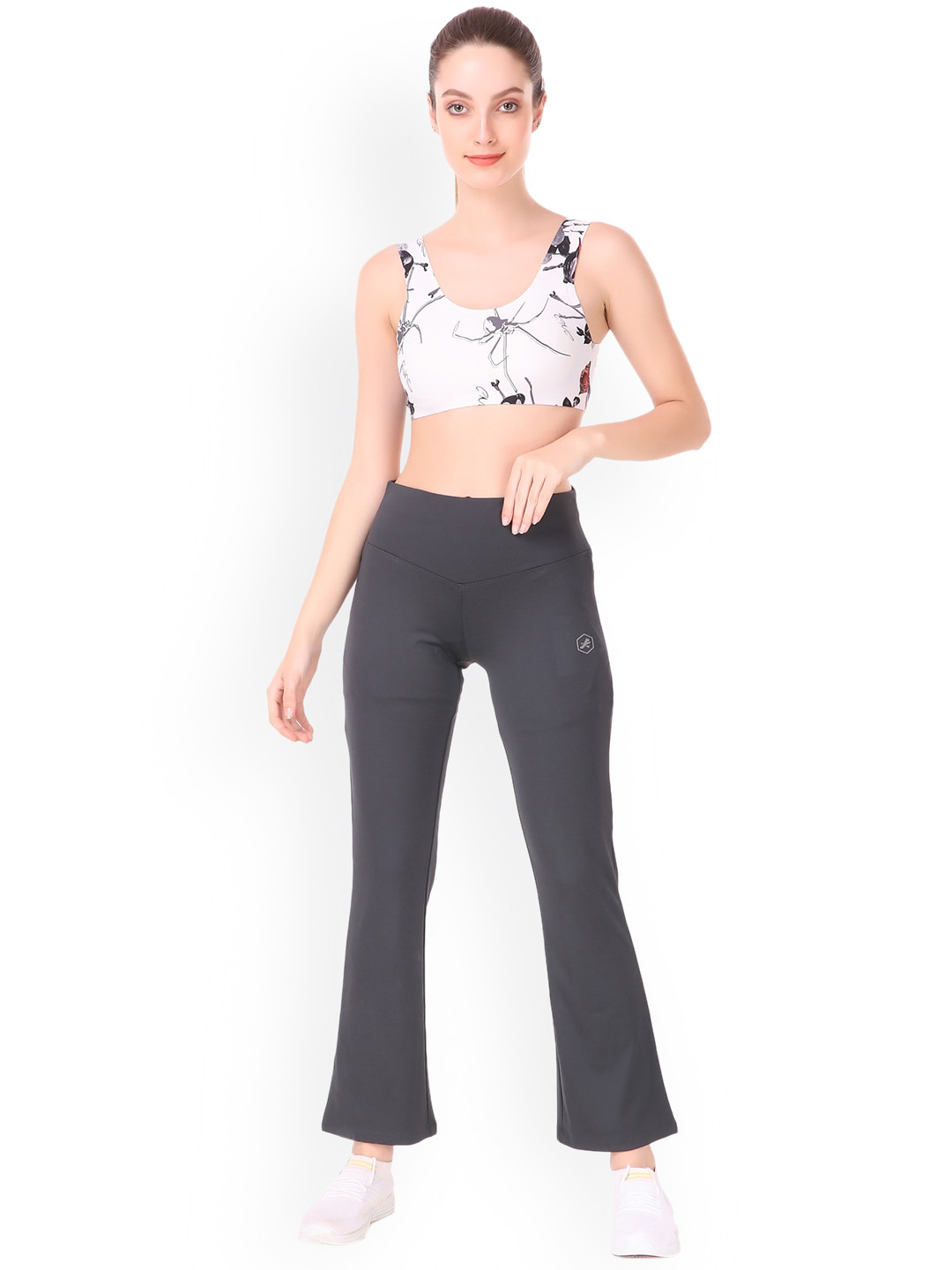 REDESIGN Women Dry Fit Boot Cut Yoga Track Pants