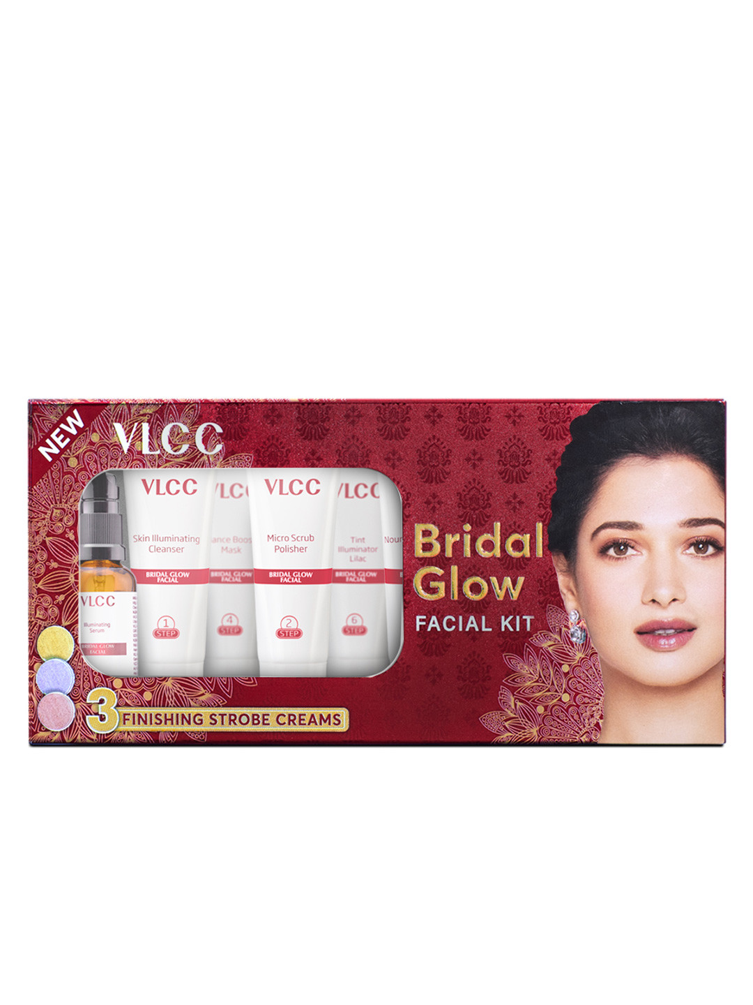 VLCC Bridal Glow Facial Kit with Niacinamide & Vitamin C - 147 g