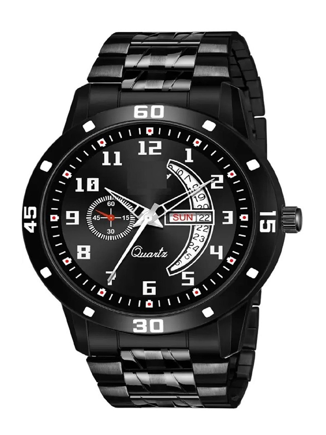WATCHSTAR Men Stainless Steel Bracelet Style Straps Analogue Watch DD aveo steel Full