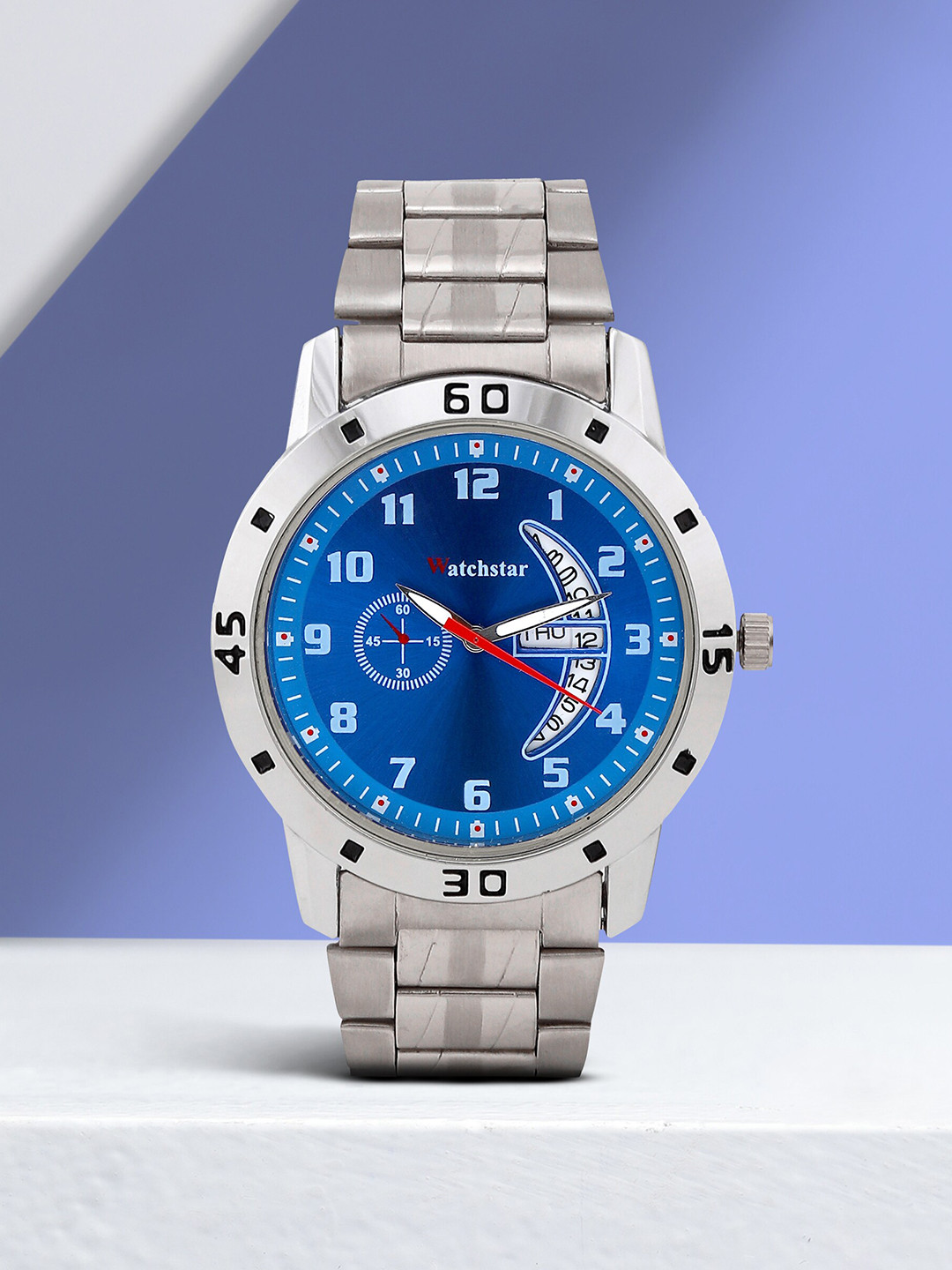 WATCHSTAR Men Stainless Steel Analogue Watch DD aveo steel