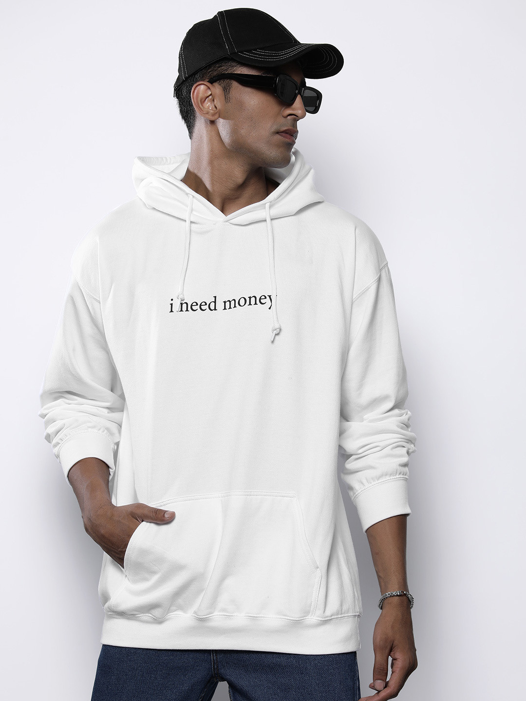 boohooMAN Hooded Oversized Sweatshirt