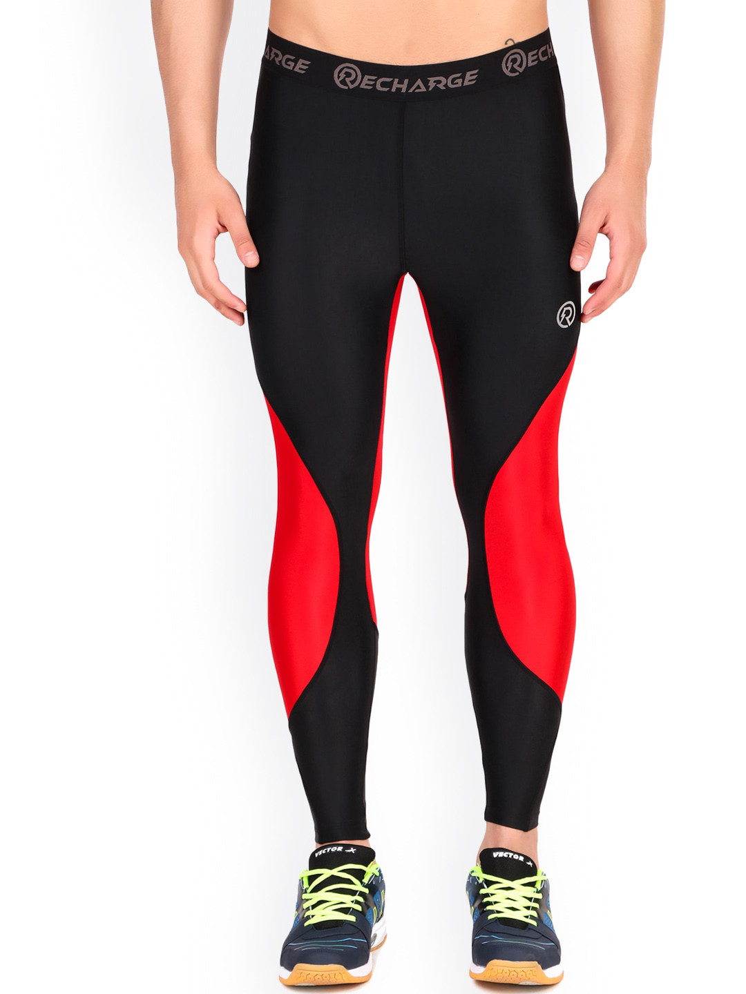 REDESIGN Recharge Men Colorblocked Compression Tights