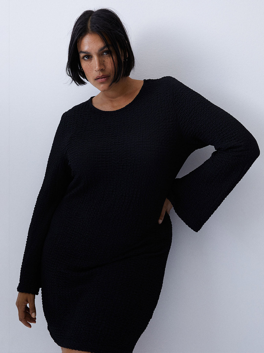 H&M Textured Jersey Dresses