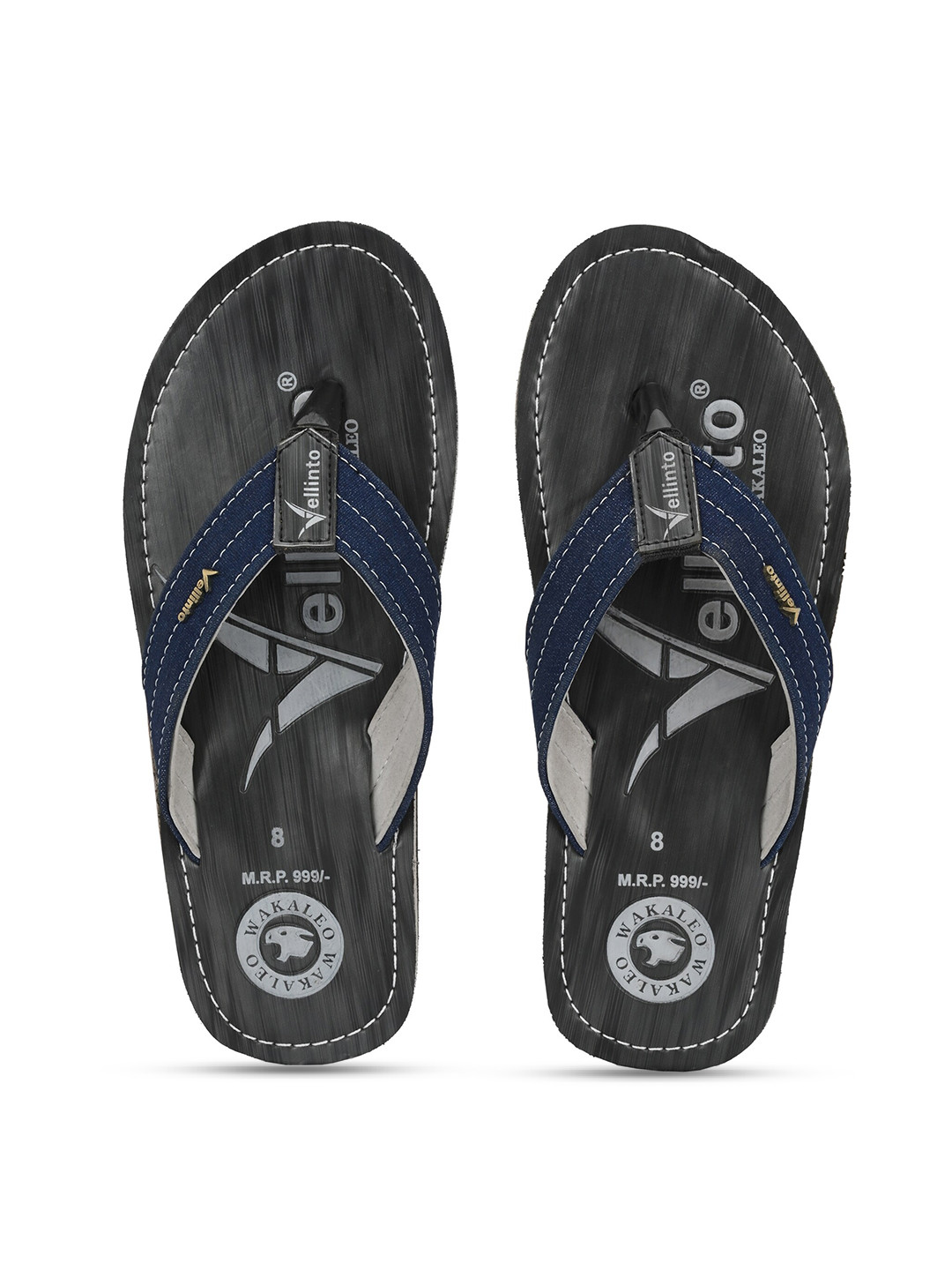 Vellinto Men Tom Printed Thong Flip-Flops