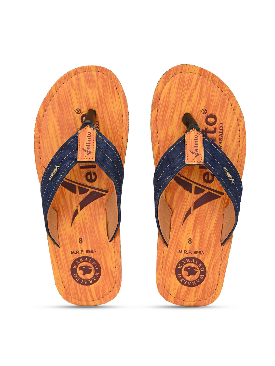 Vellinto Men TOM Printed Thong Flip-Flops