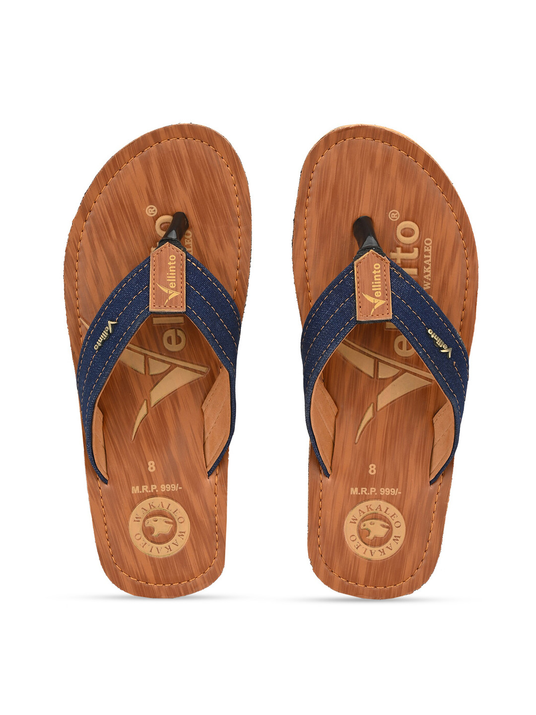 Vellinto Men TOM Printed Thong Flip-Flops