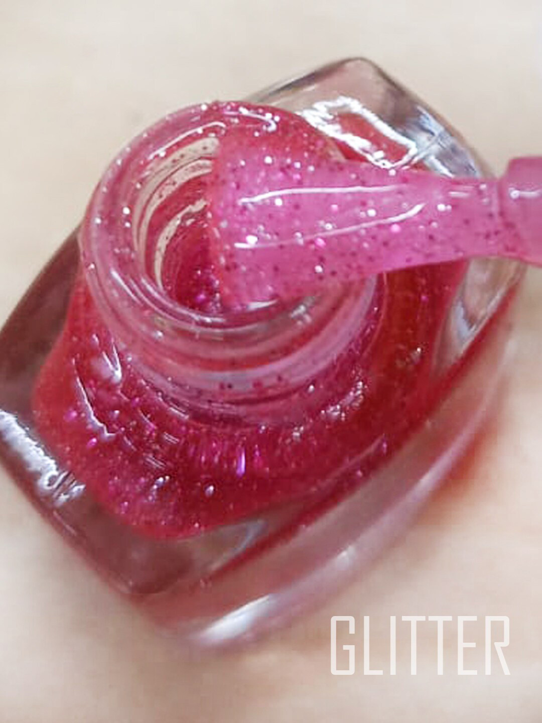 PERPAA 5Pc Glitter Light UV Gel Nail Polish - Baby Pink-Light Pink-Yellow-Dark Green-Green