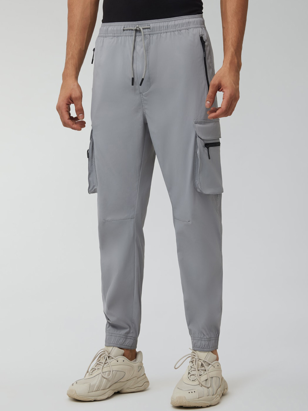 XYXX Men Skinny Fit Cargo Joggers