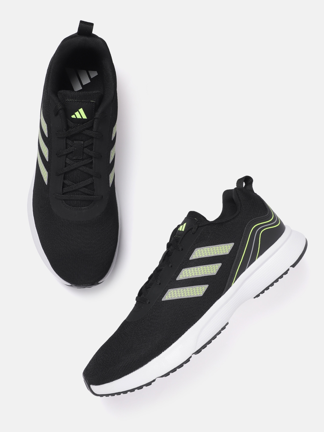 Buy ADIDAS Men Woven Design Quilite Running Shoes with Striped Detail Sports Shoes for Men 25569592 Myntra