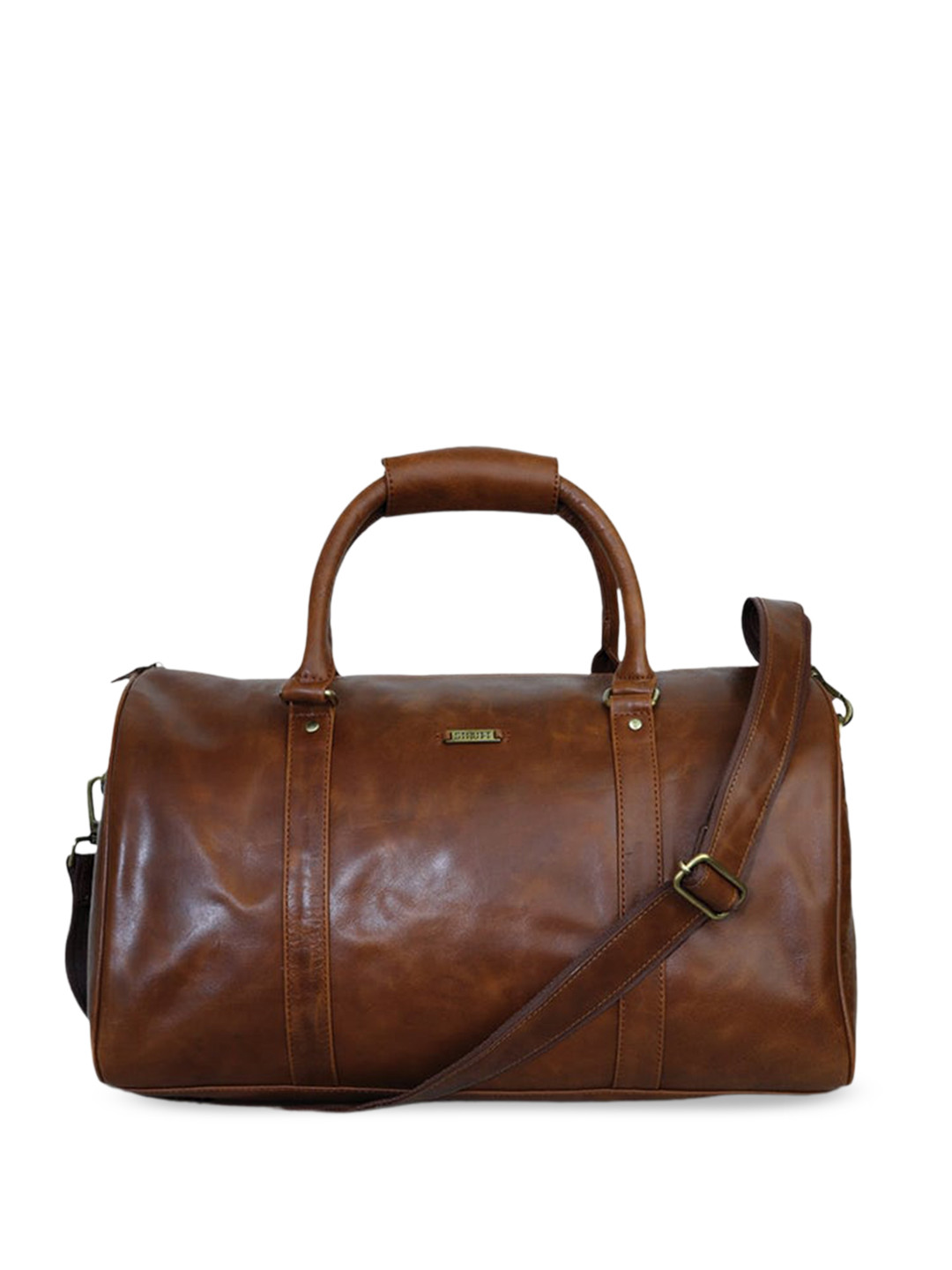 STRUTT Leather Duffel Bag