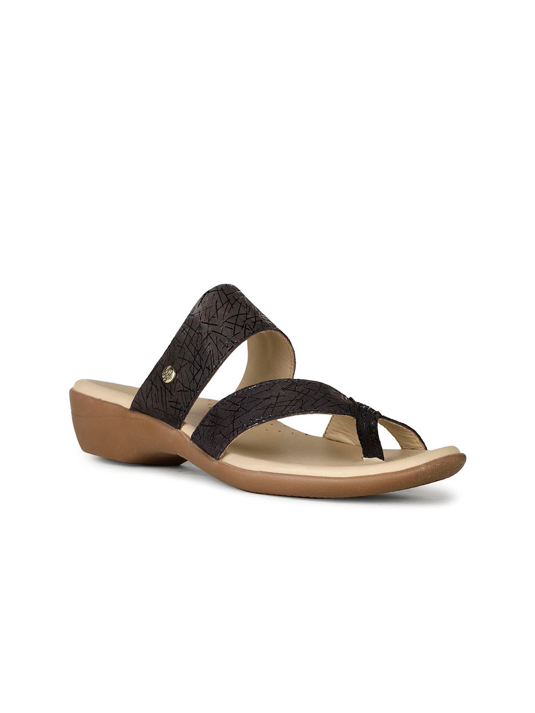 Hush Puppies Black Wedge Sandals