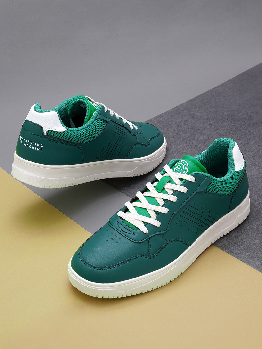 Flying Machine Men Eason Perforated Sneakers