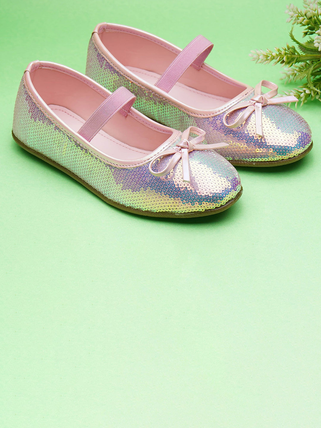 BOYZ N GALZ Girls Bow Embellished Mary Jane